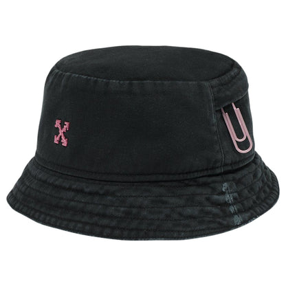 OFF-WHITE Metal Arrows Bucket Hat Black/Fuchsia