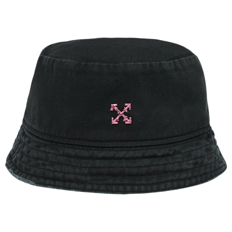 OFF-WHITE Metal Arrows Bucket Hat Black/Fuchsia