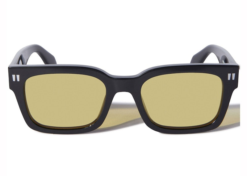 OFF-WHITE Midland Sunglasses Black/Yellow (OERI108S24PLA0011018)