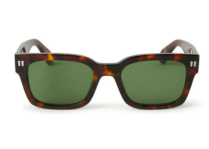 OFF-WHITE Midland Sunglasses Havana/Green (OERI108S24PLA0016055)