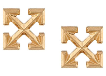 OFF-WHITE Mini Arrow Earrings Gold