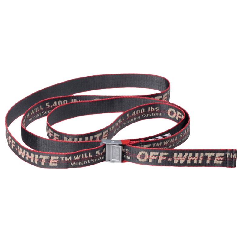 OFF-WHITE Mini Industrial Belt Anthracite/Red