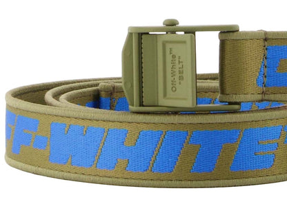 OFF-WHITE Mini Tape Industrial Belt Green/Blue
