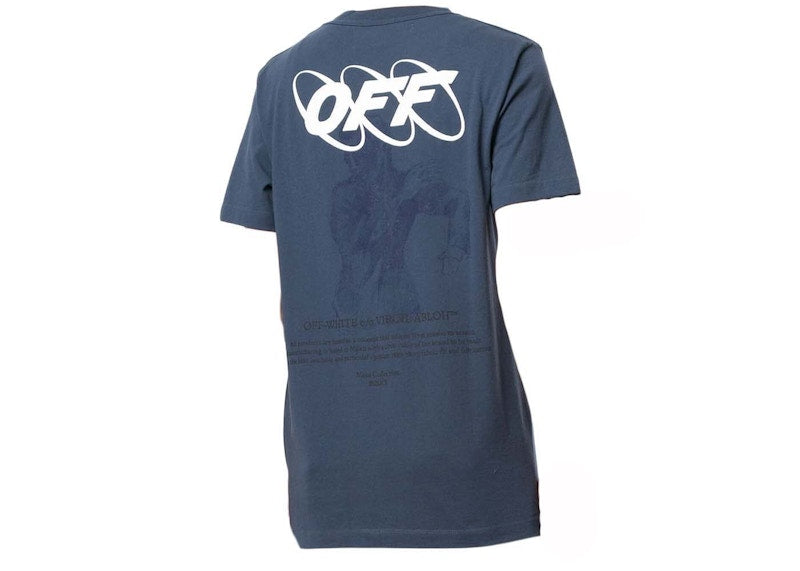 OFF-WHITE Mirko First S/S Slim T-shirt Dark Blue