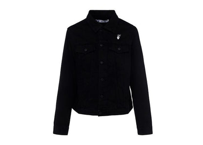 OFF-WHITE Mona Lisa Denim Jacket Black