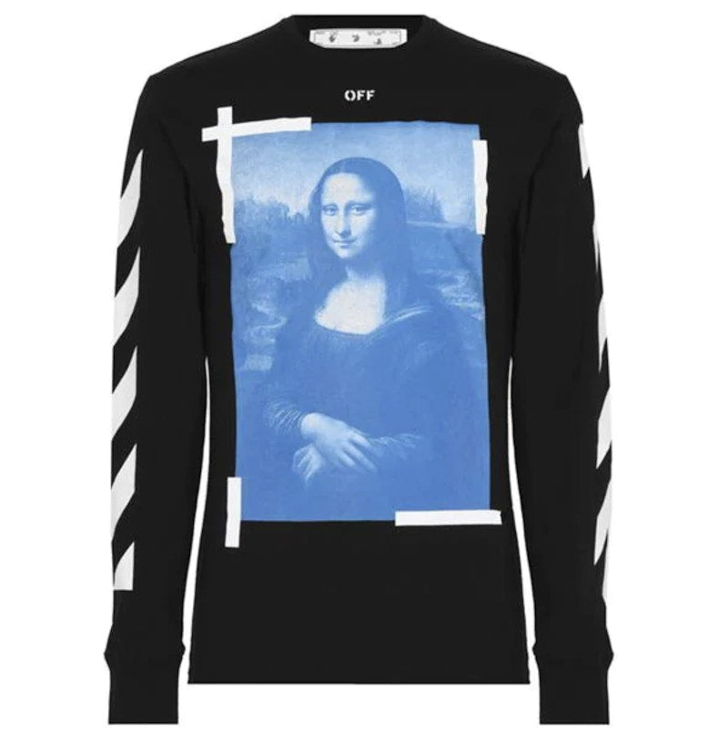 OFF-WHITE Mona Lisa Longsleeve T-Shirt Black