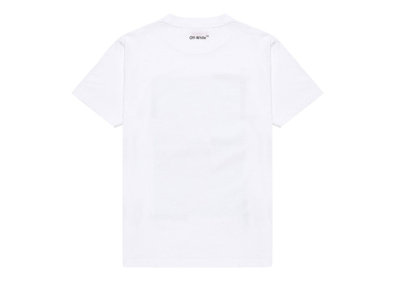 OFF-WHITE Mona Lisa Print Logo Slim Fit T-shirt White/Blue/Black