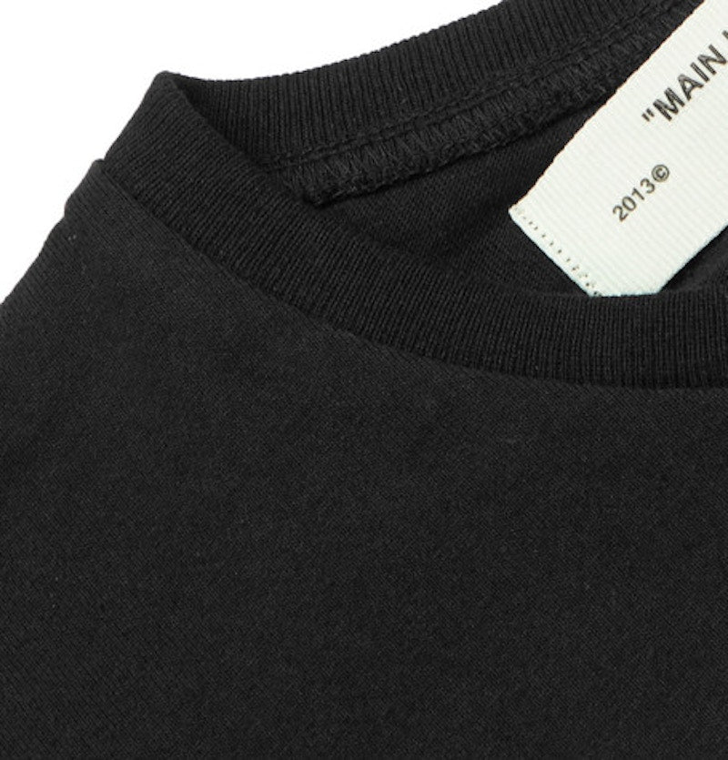 OFF-WHITE Monalisa Graphic Print L/S T-shirt Black/White/Grey