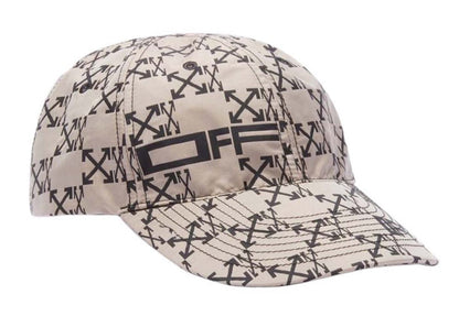 OFF-WHITE Monogram Arrow Logo Baseball Cap Beige