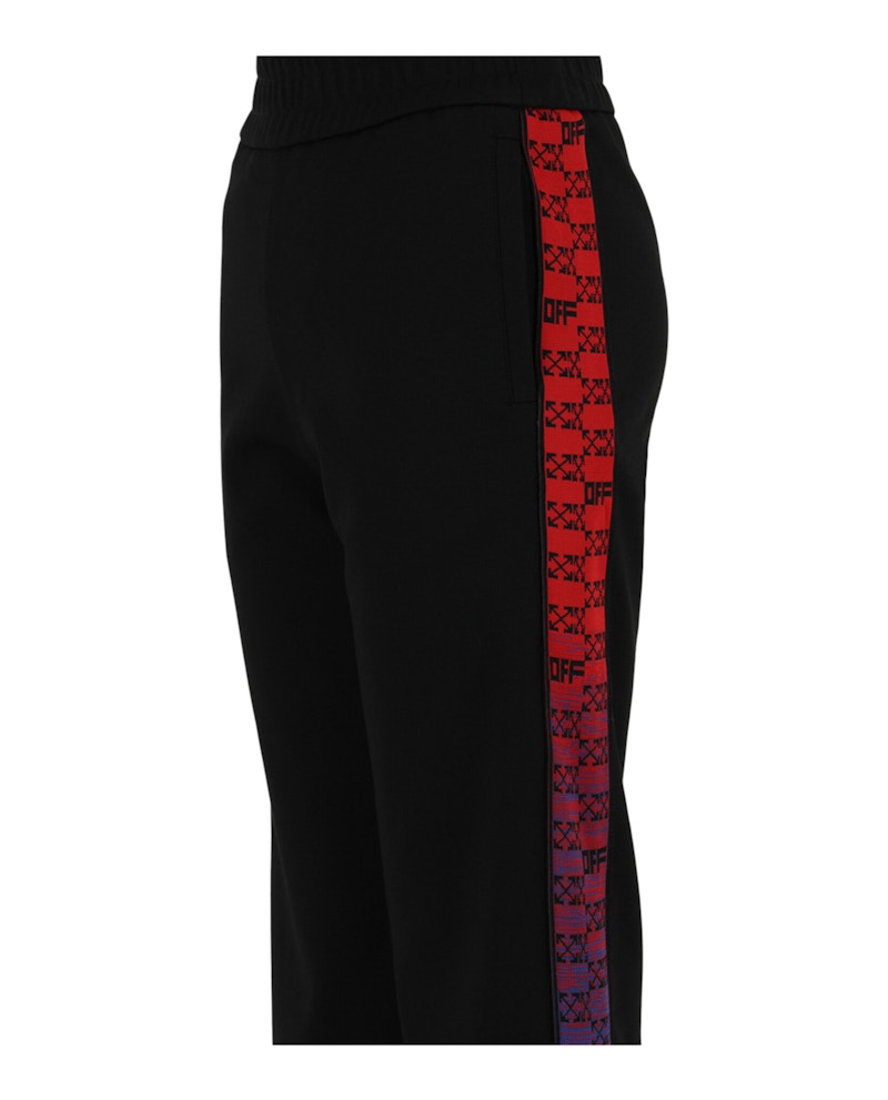 OFF-WHITE Monogram Banded Sweatpants Black