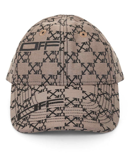 OFF-WHITE Monogram Baseball Cap Brown/Black