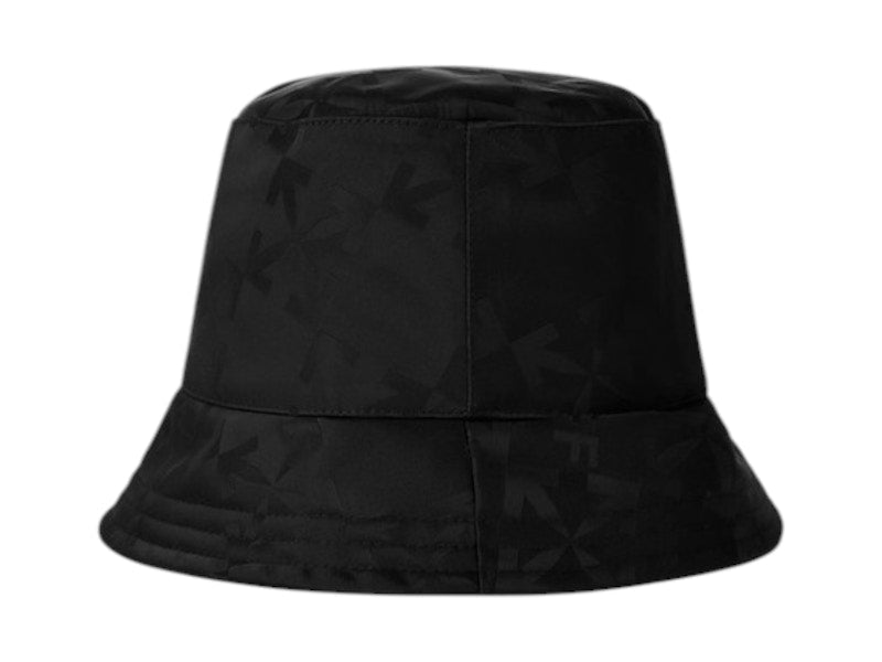 OFF-WHITE Monogram Bucket Hat Black/Silver