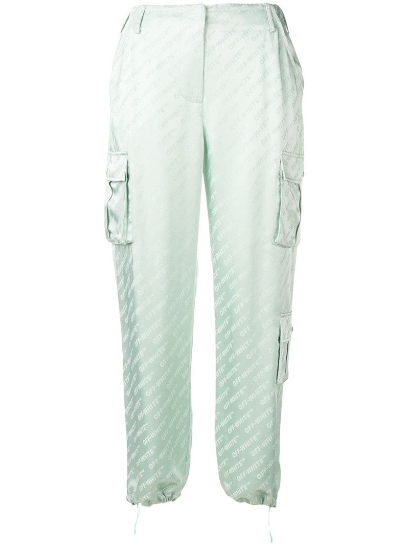 OFF-WHITE Monogram Cargo Pants Light Green