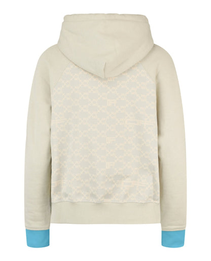OFF-WHITE Monogram Crop Hoodie Green