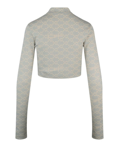 OFF-WHITE Monogram Cropped Track Jacket White