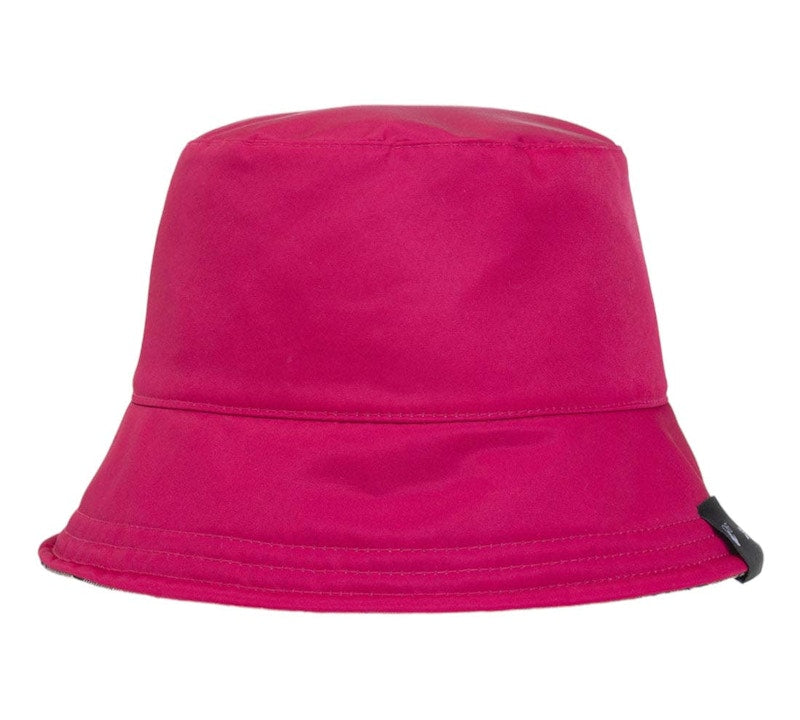 OFF-WHITE Monogram Reversible Bucket Hat Brown/Fuchsia
