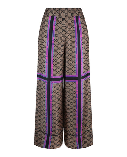 OFF-WHITE Monogram Silk Pants Multi