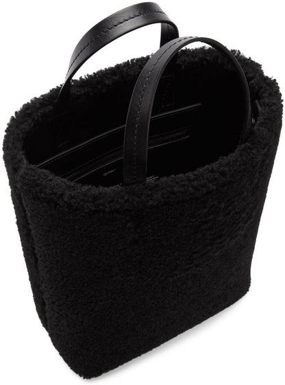 OFF-WHITE Montone Tote Furry Black