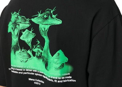 OFF-WHITE Mushroom Graphic Tee Black/Green