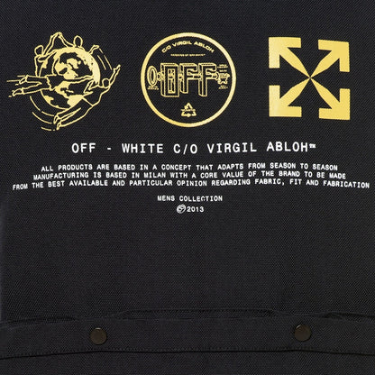 OFF-WHITE Mutlipocket Vest Black/Yellow
