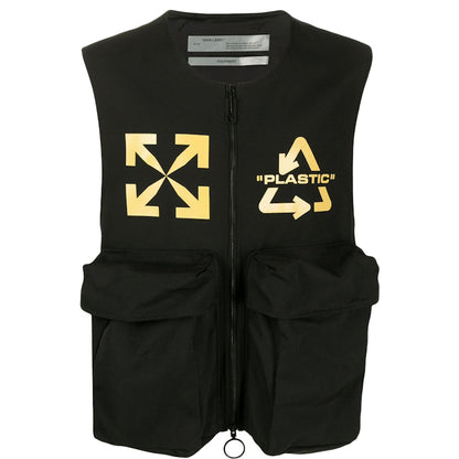 OFF-WHITE Mutlipocket Vest Black/Yellow