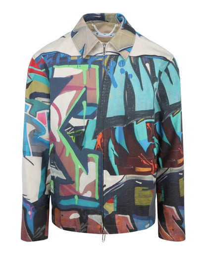 OFF-WHITE Neen Allover Harrington Jacket Multi