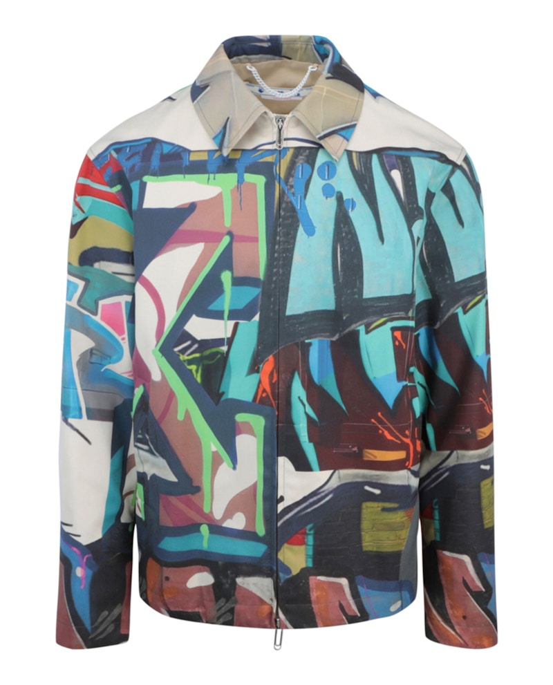 OFF-WHITE Neen Allover Harrington Jacket Multi