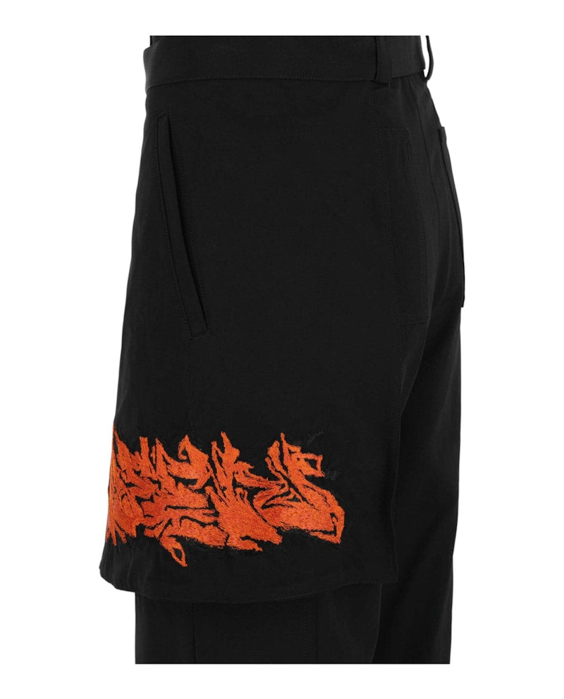 OFF-WHITE Neen Apron Carpenter Pant Black