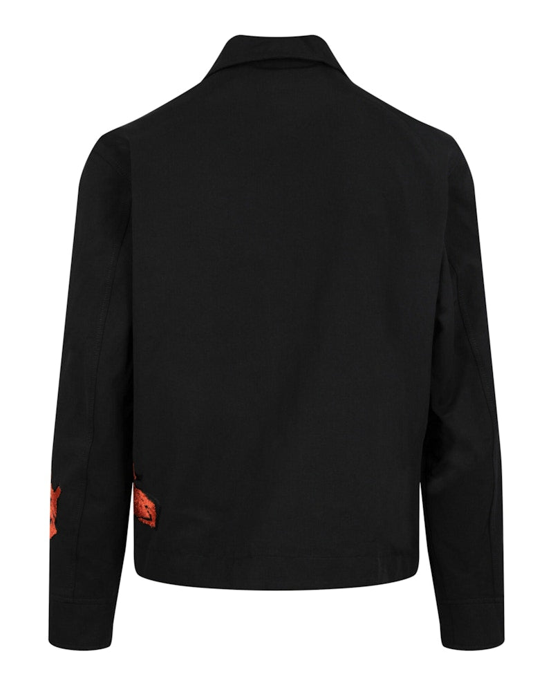 OFF-WHITE Neen Harrington Jacket Black/Orange