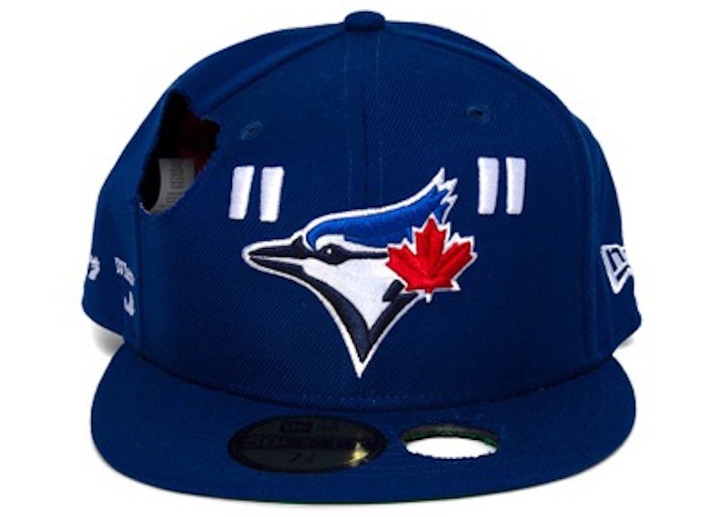 OFF-WHITE New Era Toronto Blue Jays Fitted Hat Blue/Red