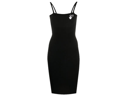 OFF-WHITE New Logo Day Dress Black/White