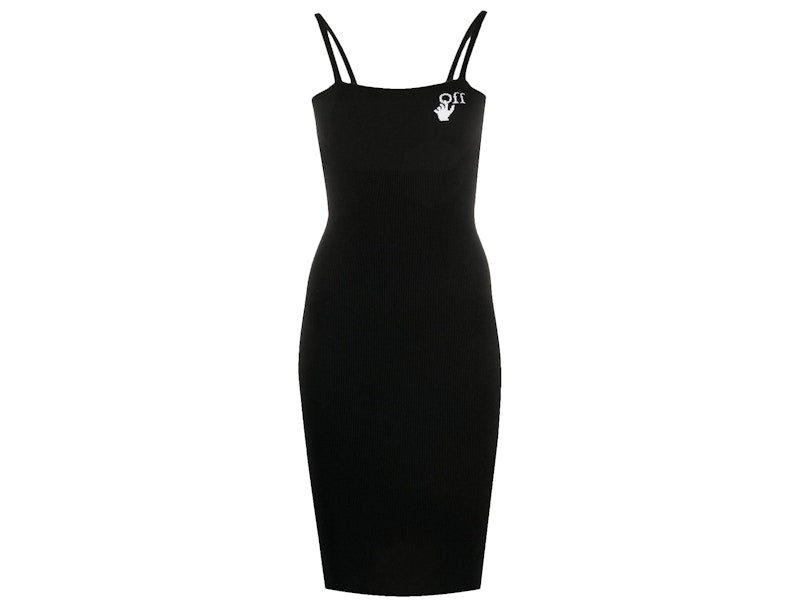 OFF-WHITE New Logo Day Dress Black/White