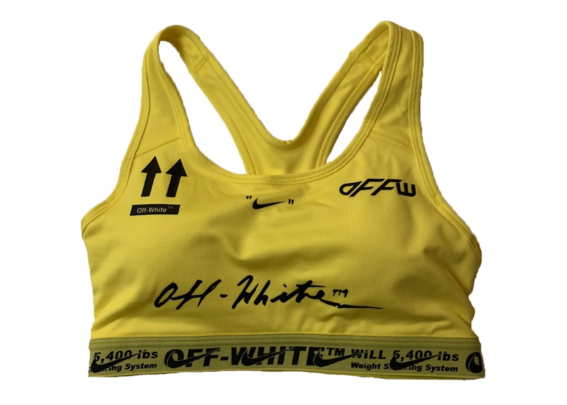 OFF-WHITE Nike Sports Bra Yellow