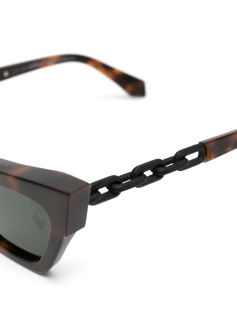 OFF-WHITE Nina Cat Eye Sunglasses Havana Brown (OWRI024R21PLA0016000)