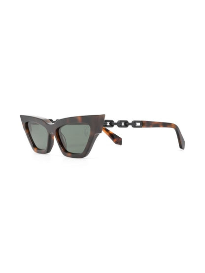 OFF-WHITE Nina Cat Eye Sunglasses Havana Brown (OWRI024R21PLA0016000)