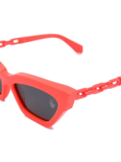 OFF-WHITE Nina Cat Eye Sunglasses Orange (OWRI021F20PLA0016603)