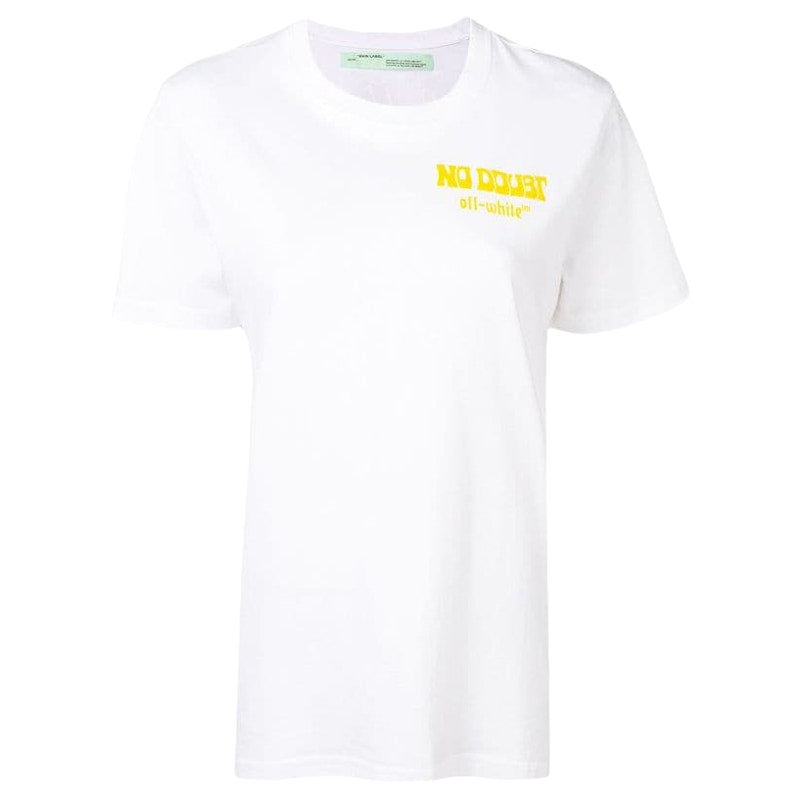 OFF-WHITE No Doubt Woman Graphic T-shirt White/Multicolor