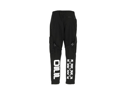 OFF-WHITE Nylon Cargo Pants Black/White