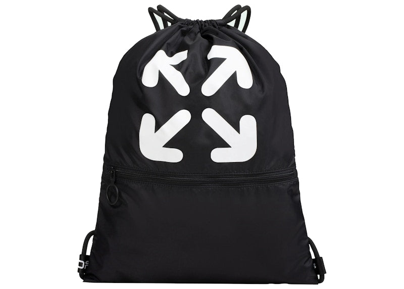 OFF-WHITE Nylon Gymsack Black