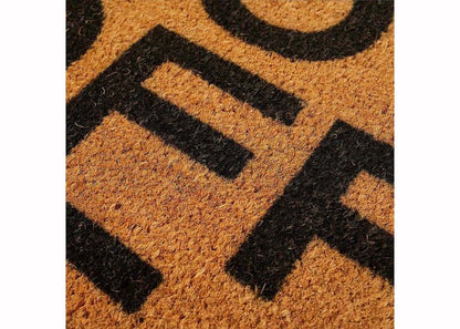 OFF-WHITE OFF Circle Doormat Brown