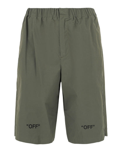 OFF-WHITE OFF Out of Water Shorts Green
