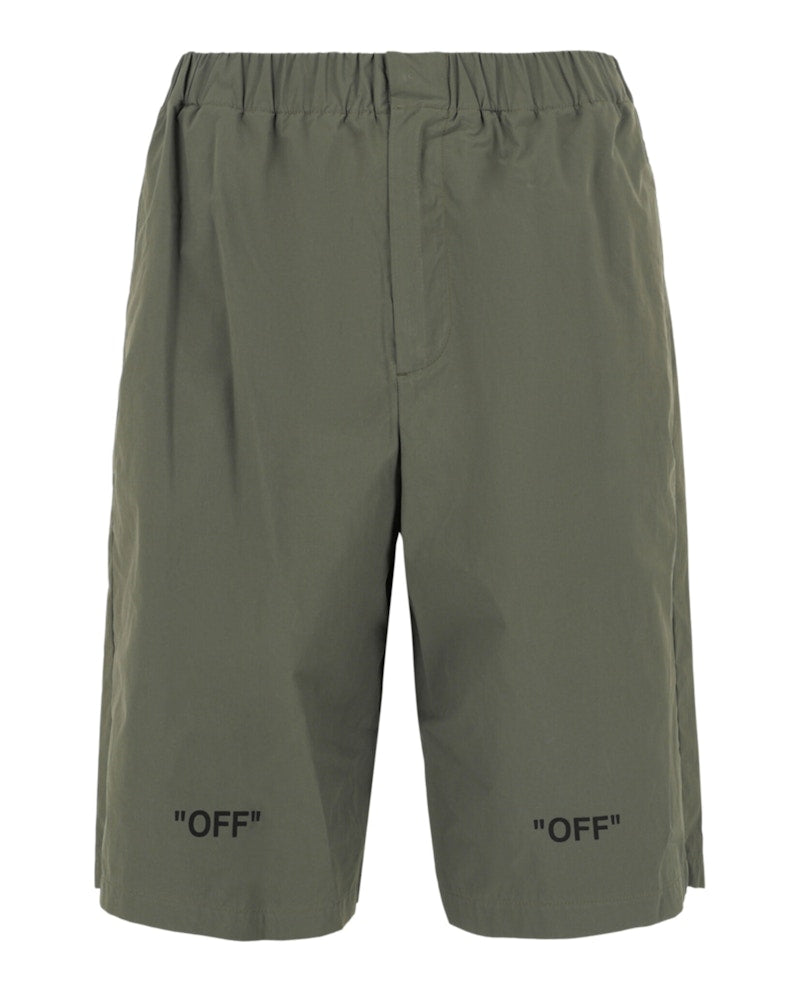 OFF-WHITE OFF Out of Water Shorts Green
