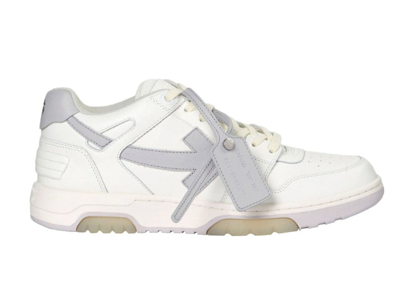 OFF-WHITE Out Of Office "OOO" Low Tops White Grey 2021