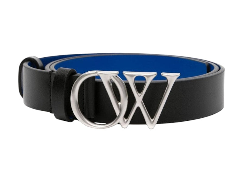 OFF-WHITE OW Initials 30Mm Belt Black