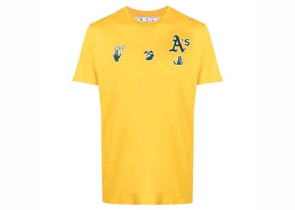 OFF-WHITE Oakland Athletics T-shirt Yellow