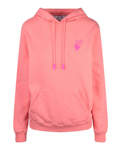 OFF-WHITE Off Hands Pocket Hoodie Orange