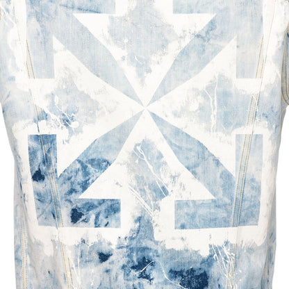 OFF-WHITE Off White Arrows Denim Jacket Extreme Bleach