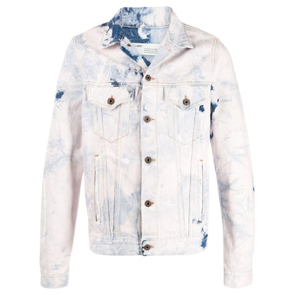 OFF-WHITE Off White Arrows Denim Jacket Extreme Bleach