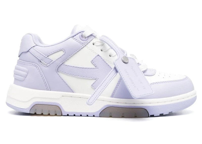 OFF-WHITE Out Of Office Calf Leather White Lilac (Women's)