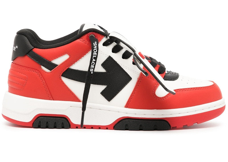 OFF-WHITE Out Of Office Low Black White Red (Women's)